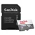 CARTAO DE MEMORIA 128GB SANDISK ULTRA 100 MB MICRO C/ADAPTADOR SDSQUNR-128G-GN3MA - Imagem 2