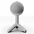 Microfone Condensador USB para Jogos Logitech G Yeti Orb - Branco - Imagem 1