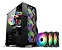 Gabinete Gamer C3 Tech Mid Tower, RGB com FAN Lateral Vidro MT-G6 - Imagem 1