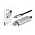 Cabo Conversor USB-C para Displayport Macho 1.8mts, Alum. 5+ -018-7451 - Imagem 1