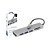 Hub USB C 5x1 USB 3.0 e Leitor de Cartões SD/Micro SD 5+ - Imagem 2