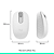 Mouse Sem Fio Logitech M196 Branco - 910-007457 - Imagem 2