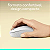 Mouse Sem Fio Logitech M196 Branco - 910-007457 - Imagem 3