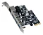 Placa de Rede 10/100/1000 PCI-Express + 3 Portas USB 3.0 DP-45 - Imagem 1