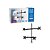 Suporte Ajustável p/ 4 Monitores 10" a 32" PX-200M Pix - 079-0083 - Imagem 1