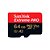 CARTAO MEM MICROSD EXTREME PRO 64GB SANDISK 200MBS 4K P/ Câmeras de Ações / Drones & Smartphones SDSQXCU-64G-GN6MA - Imagem 1