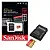 CARTAO MEM MICROSD  EXTREME 128GB SANDISK 100MBS 4K P/ Câmeras de Ações / Drones & Smartphones - Imagem 3