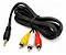 Cabo Auxiliar de Video P2 x 3 RCA 3,5mm IT-Blue 2M LE-1001 - Imagem 1