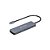 Hub 4 Portas USB-C 3.0 C3 Tech, HU-C330GY - Imagem 1