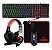 Kit Gamer 5x1 Mouse,Teclado,Mouse Pad,Headset, Mouse Bungee KE-GK5150 - Imagem 1
