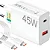 Carregador Turbo 45W LEHMOX USB PD com Cabo Type-C - Imagem 1