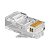 PINO JACK RJ-45 8X8 FCS CAT 5E - 10 PC - SOHOPLUS FURUKAWA - Imagem 1
