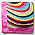 Bandana de Cetim - Estampa Colorida - Imagem 3