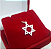 Pingente Estrela De Davi 12mm X 20mm prata 925 legítima - Imagem 2