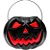 ABOBORA POTE HALLOWEEN 6X5,5 CM PCT C/6 UN PRETO - Imagem 1