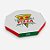 CAIXA PIZZA 35CM MASTERPEL BRANCA PCT C/25 UN. OITAVADA - Imagem 1