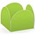 FORMINHA LUXO (4 PETALAS) M VERDE LIMAO - Imagem 1