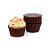 FORMINHA MINI CUPCAKE MARROM 45UN FLIP - Imagem 1