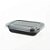 G 240 - C/ TAMPA BANDEJA PRETA 800 ML PET 18X13,5X4 GALVANOTEK - Imagem 1