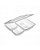 G 323 BANDEJA 3D FREEZER 810ML CRISTAL TAMPA ARTICULADA 19,5X16,2X3,6 GALVANOTEK - Imagem 1