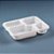 G 324 BANDEJA 4D FREEZER 1225ML BR PP 27X21X4,5 GALVANOTEK - Imagem 1