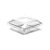 G 76 BANDEJA IDEAL 1500ML CRISTAL PET GALVANOTEK - Imagem 1