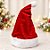 GORRO VERMELHO NOEL VELUDO NATAL 29X40CM - Imagem 1