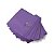 GUARDANAPO 24 CM X 24 CM ROXO SILVER FESTAS - Imagem 1