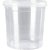 KIT POTE PP REDONDO 1500ML C/TAMPA DANUBIO (FREEZER/MICRO) - Imagem 1
