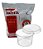 KIT POTE REDONDO PP 145ML C/SOBRETAMPA  PRAFESTA (FREEZER/MICRO) - Imagem 1