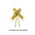 LACO PRONTO LISO OURO 23MM PACKPEL - Imagem 1