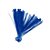 LACRE METALIZADO - AZUL 11CM X 4MM SILVER FESTAS - Imagem 1