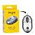 MOUSE USB PRATA BRIGHT - Imagem 1