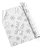 PAPEL DE SEDA 30X70 ESTAMPADO FELIZ NATAL NATALINO PAPAI NOEL (PRATA) - Imagem 1