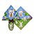 PASCOA PRATIC 24X24 BOSQUE DO COELHO AZUL - Imagem 1