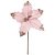 PICK NATALINO FLOR CHAMPANHE C/ GLITTER 30CM - Imagem 1
