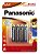 PILHA PALITO AAA C/4 PANASONIC - Imagem 1