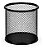 PORTA TRECO ARAMADO 9CM X 9CM PRETO (REDONDO) - Imagem 1