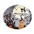PRATO PAPEL HALLOWEEN NOITE 18CM SILVER FESTAS - Imagem 1