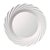 PRATO RASO 26 CM JASMIN OPALINE NADIR - Imagem 1