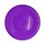 PRATO REDONDO 15CM ROXO NEON STRAWPLAST 340 - Imagem 1