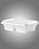 PT-070 2 DIVISORIAS BASE POTE EPS MED 166X122X40MM COPOBRAS - Imagem 1