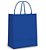 SACOLA DE PAPEL AZUL 26 X 21 X 9 VINCO - Imagem 1