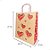 SACOLA KRAFT M 34X24X11 CORACOES LOVE - Imagem 1
