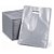 SACOLA PLASTICA (BOCA DE PALHAÇO) 20CM X 30CM PRATA ABAPLAST - Imagem 1