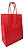 SACOLA RED SHINE SORT PP  26X32X10CM - Imagem 1
