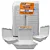 TH 201 3D ESTOJO LANCHEIRA C/ 3 DIVISORIA - 270X249X80 TOTALPLAST - Imagem 1