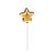 TOPO DE BOLO ESTRELA DOURADA SILVER FESTAS - Imagem 1