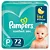 Fralda Pampers Confort Sec Super Bag P com 72 - Imagem 1
