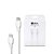 Cabo Usb-C - Lightning 1m 3.0A Trançado Branco CAB273 1HORA - Imagem 1
